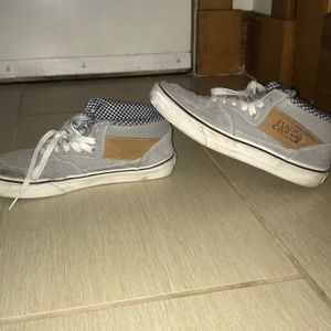 Vans half cabs, big rip in toe area